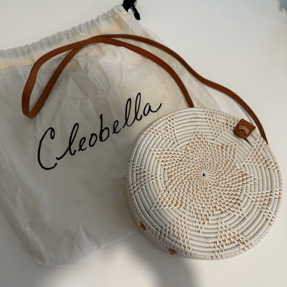 NBW Cleobella Straw Shoulder Bag